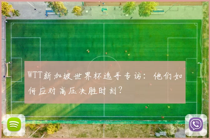 WTT新加坡世界杯选手专访:他们如何应对高压决胜时刻?