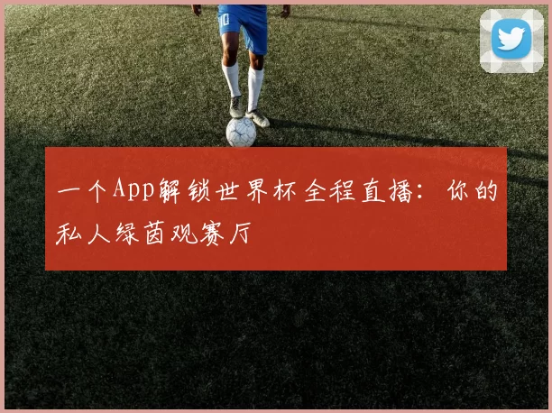 一个App解锁世界杯全程直播：你的私人绿茵观赛厅